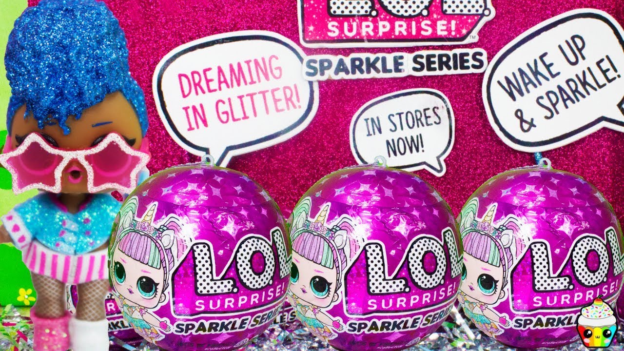 Lol Surprise New Sparkle Series Lol Dolls Get Sparkly Cupcake Kids Club Youtube