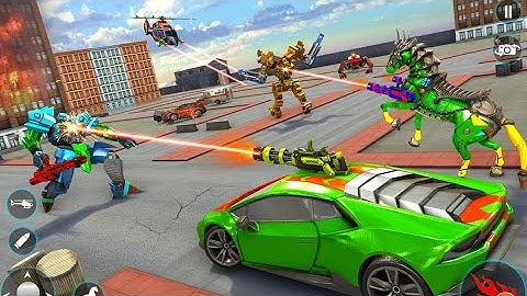 Horse Robot Car Game - Space Robot Transform War 3# Android Gameplay.