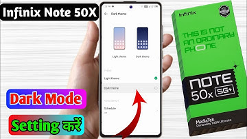 Infinix note 50x 5g dark mode setting kaise on kare | how to enable dark mode setting in infinix