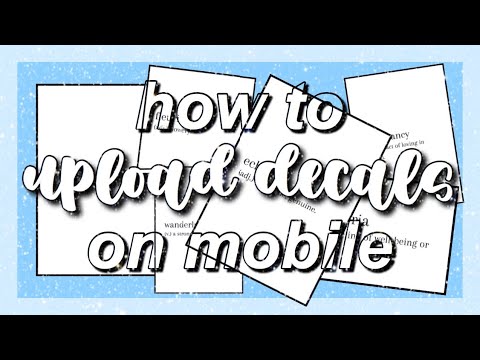 How To Upload Decals On Roblox Mobile 2020 Se0ul Youtube - 2021 upload how to upload a image to roblox