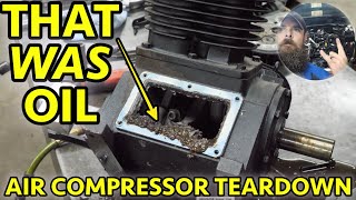 CARNAGE! Failure To Maintain An Air Compressor Leads to MASSIVE FAILURE! Teardown W@BeardedFordTech