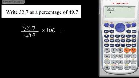 9-1 GCSE Maths - Writing One Quantity as a Percentage of Another Higher Foundation