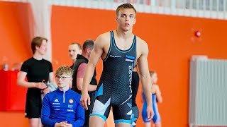 U17 V. Põrk (EST) vs M. Ärmus (EST). Greco-roman 71kg youth wrestling Estonia.