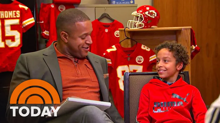 Watch Craig Melvin's Son Help Him With Patrick Mah...
