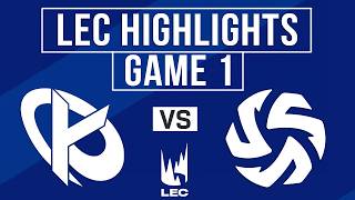 KC vs SHFT Highlights Game 1 | LEC 2026 Summer Split | Karmine Corp vs Shifters