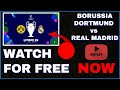 🔴CHAMPIONS LEAGUE FINAL 2024 (REPLAY)! – BORUSSIA DORTMUND vs REAL MADRID (Watch for FREE)