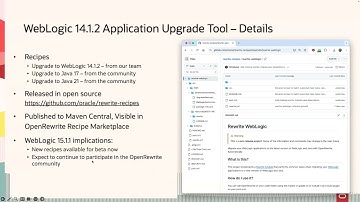 WebLogic Server 14.1.2 Application Update tool