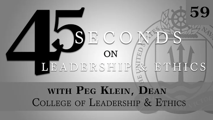 "45 Seconds on Leadership and Ethics" with Peg Klein, dean of the College of Leadership and Ethics - DayDayNews