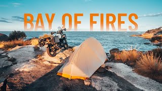 Solo motorcycle camping Tasmania Wine Glass Bay to Bay of Fires on my Royal Enfield Himalayan S1E12