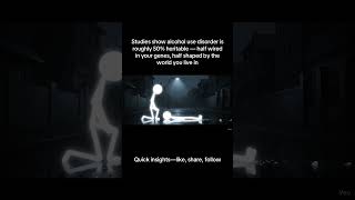 The Genetic Blueprint of Alcohol Use Disorder #fyp #viral #shorts #mentalhealth #addictionawareness