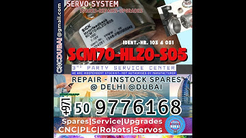 SICK Stegmann SCM70-HLZ0-S05 on Servo Motor Failed? CNC machine Troubleshooting ServoRepair.ae Dubai