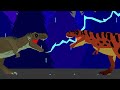 T-rex novel vs T-rex  rexy | Dino battle | Animation