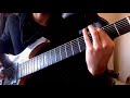 Meshuggah  demiurge guitar cover