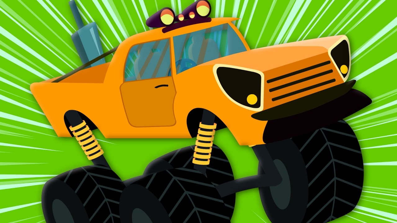 cars colors video wheels on the monster truck | vehicle song | nursery rhymes song | childrens rhymes | kids tv