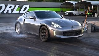 'BAMFZ' TWIN TURBO 370Z NEARLY BREAKS THE WORLD 1/4 MILE RECORD!