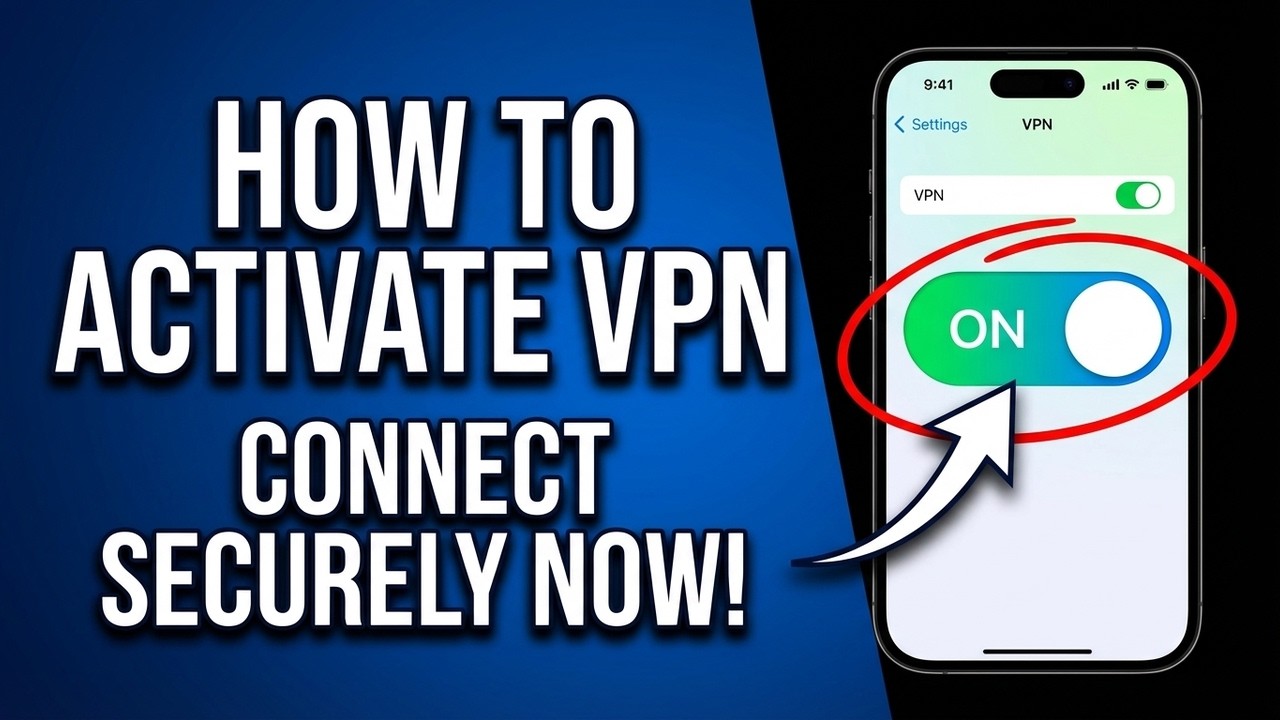 How to Activate a VPN (Step-by-Step for Any Device) - YouTube