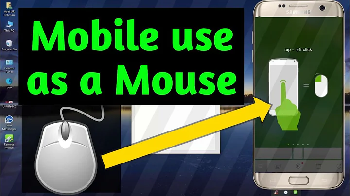 Remote Mouse App use as mouse on PC | Android Phone use wireless mouse | error solve