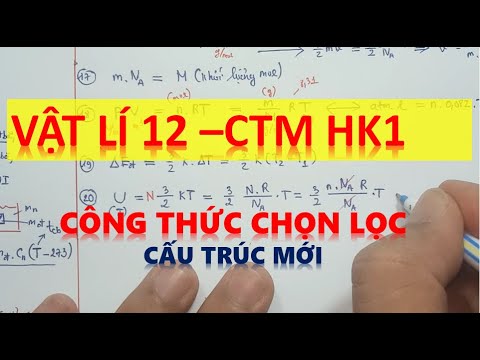 VẬT LÍ 12  CÔNG THỨC TRỌNG TÂM VẬT LÍ HỌC KÌ 1 - CTM 2024 2025 - youtube