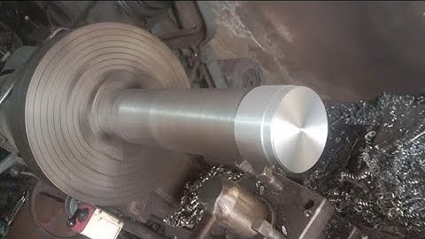 Turning operation on lathe machine m.s shaft turning #lathemachine #metallathe #machine #machineshop