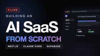 Information Building an AI SaaS From Scratch LIVE (Day 1) Guide