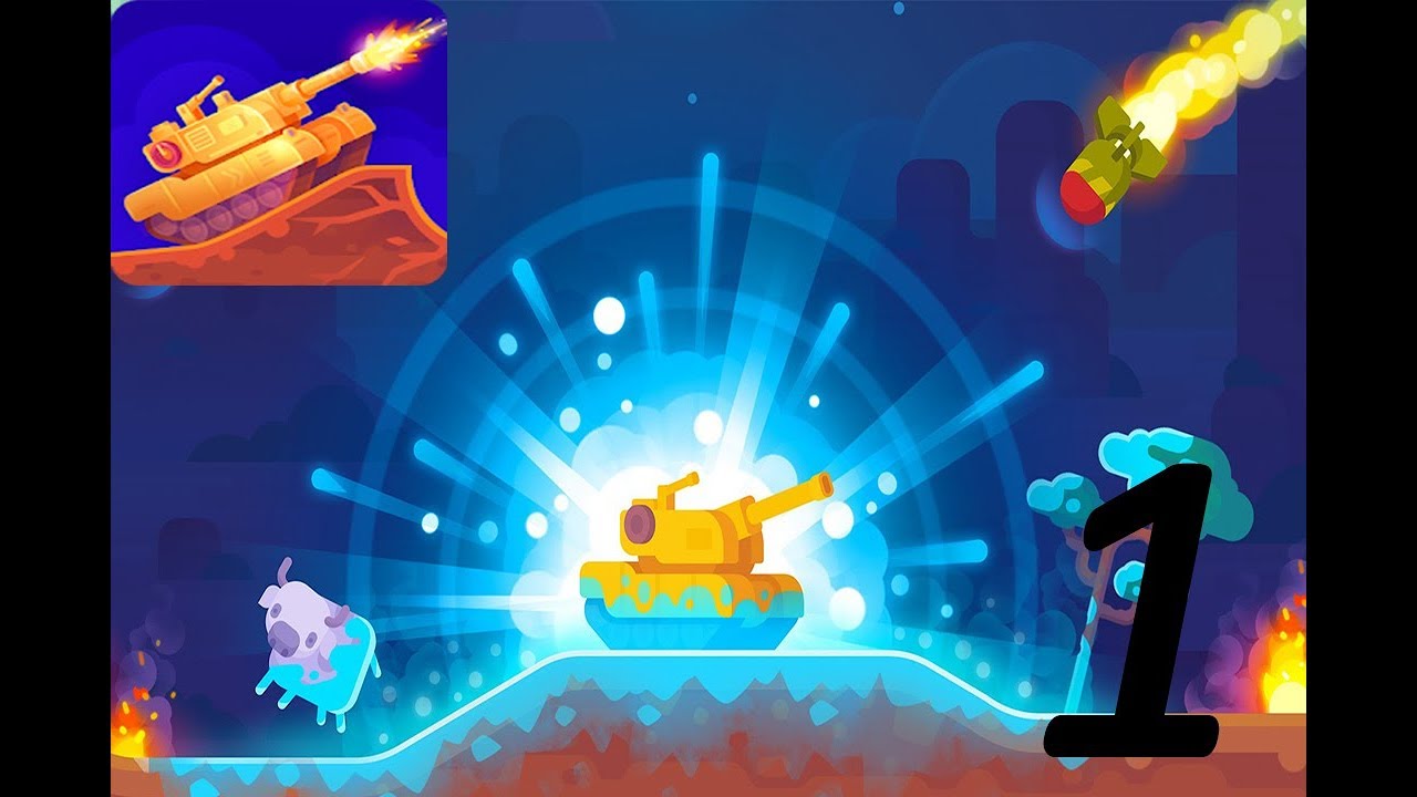 Tank Stars - Arcade Game - by Playgendary - Gameplay (Android/iOS) FHD