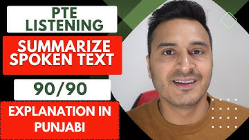 LIVE WITH STUDENT II SUMMARIZE SPOKEN TEXT TIPS AND TRICKS IN PUNJABI || PTE BY NIKHIL || #nikhilpte