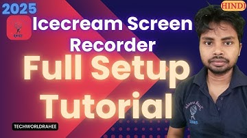 Icecream Screen Recorder Full Setup Tutorial | Best Screen Recording Settings Explained