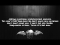 Avenged Sevenfold - Desecrate Through Reverance [Lyrics on screen] [Full HD]