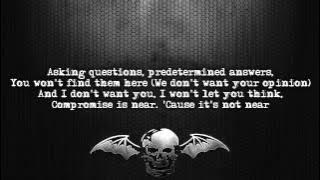 Avenged Sevenfold - Desecrate Through Reverance [Lyrics on screen] [Full HD]