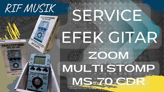 SERVICE Efek Gitar Zoom Multistomp MS-70CDR screenshot 5