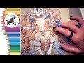 Zodiac Coloring Page// CAPRICORN // Creepy or Cute?