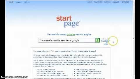 Start Page The Best Search Engine - Why You Should Use It