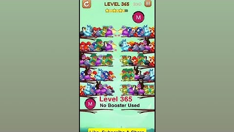 #bird #sort 2 #color #puzzle #level 365 #birdsort #colour #gaming #viral #trending #shorts #solution