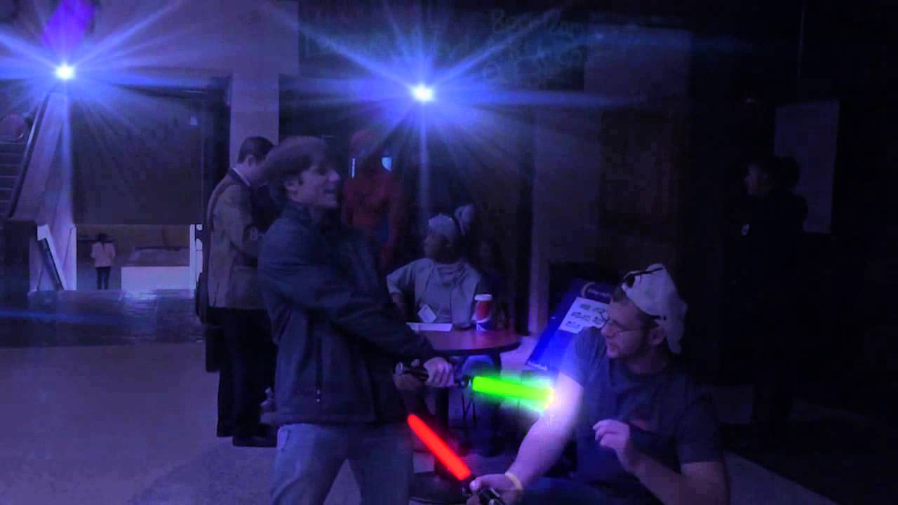 Lightsaber Fight at the League of Evil YouTube