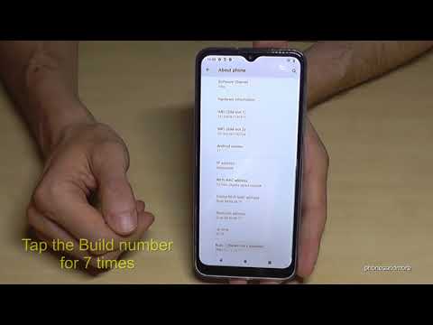 Motorola moto G10/G20/G30/G40/G50/G60: How to enable the Developer Options? for USB Debugging etc. hqdefault