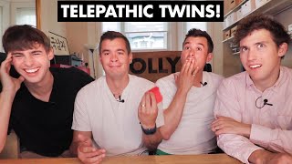 British Twins take Twin Telepathy Test!!!