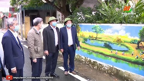 Thẩm định các xã Nông thôn mới nâng cao ở huyện Hoa Lư