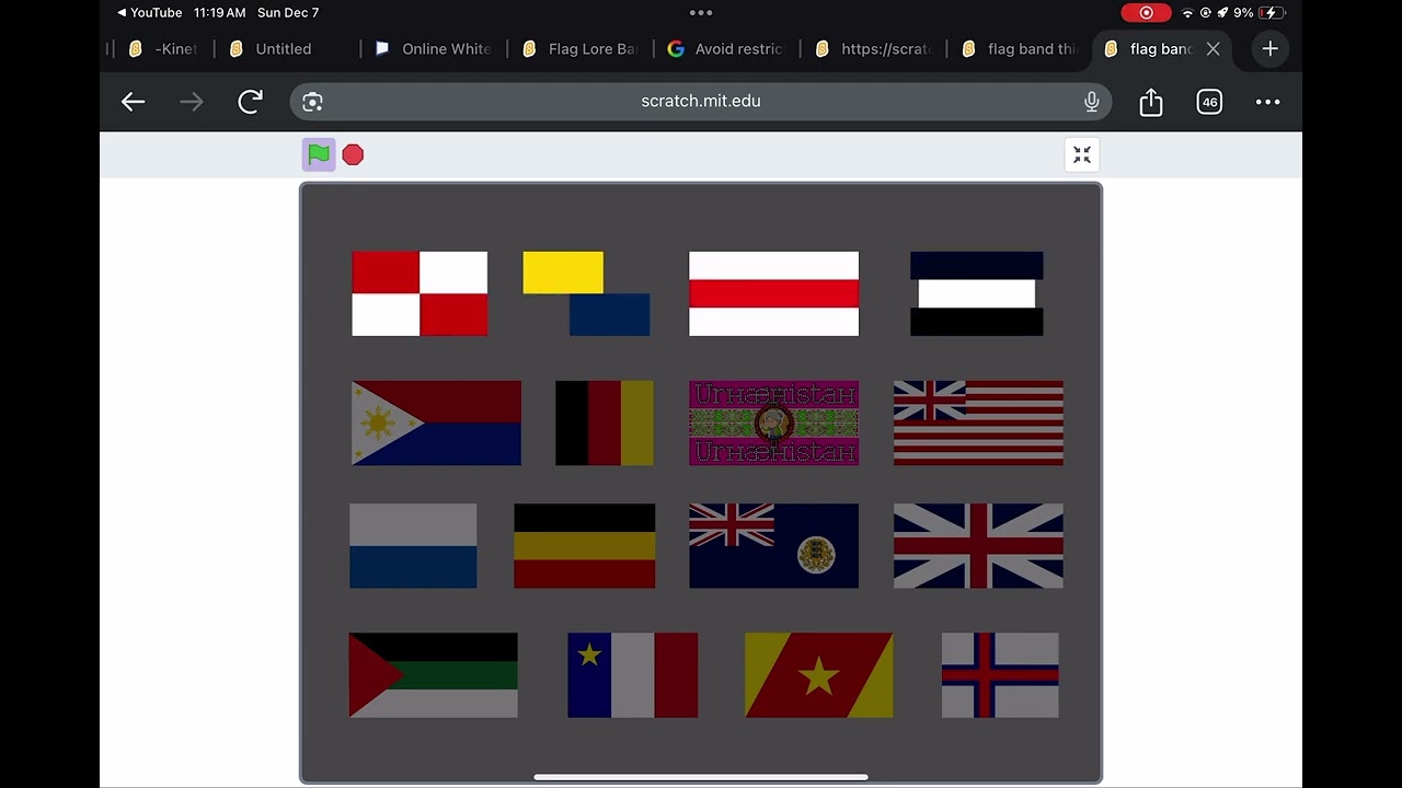 Flag band but something is off