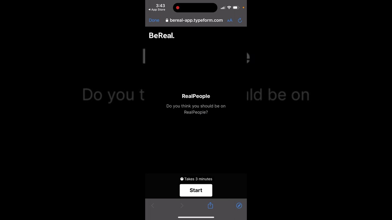 How to add yourself to RealPeople in BeReal?