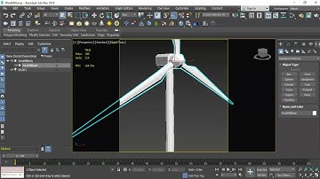 Low poly wind mill / wind turbine 3D model