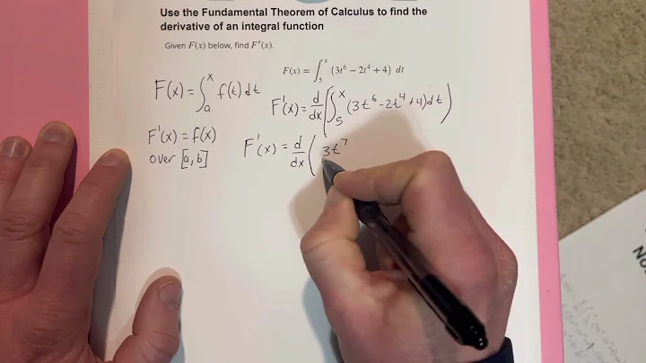 Use the Fundamental Theorem of Calculus to find the derivative of an integral function