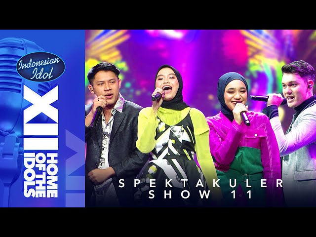 Kontestan TOP 4 - Medley Song | TOP 4 - SPEKTAKULER SHOW 11 | INDONESIAN IDOL 2023 class=