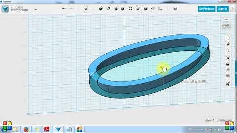 Autodesk 123D - Modeling tools Tutorial - Sketch Offset - part05
