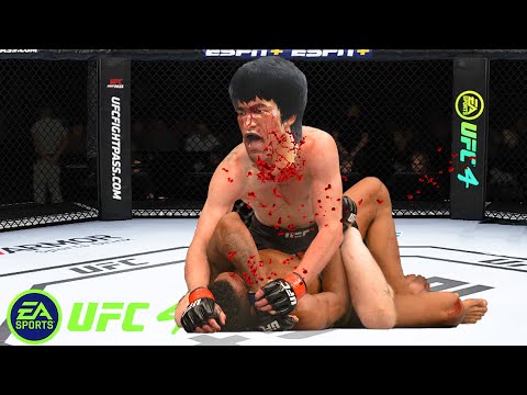 ⭐ UFC4 Bruce Lee vs Iuri Alcantara UFC 4 - Super Battle ⭐