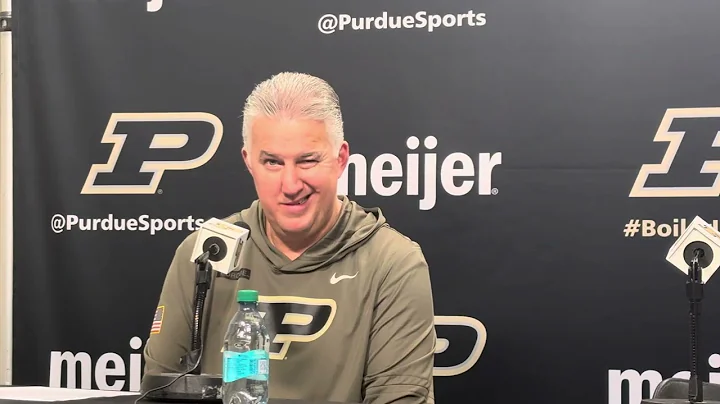 Matt Painter talks after Purdue win over Oakland