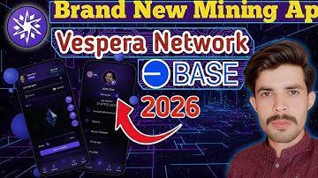 Vespera network New mining app full overview || vespera mining app New update withdraw