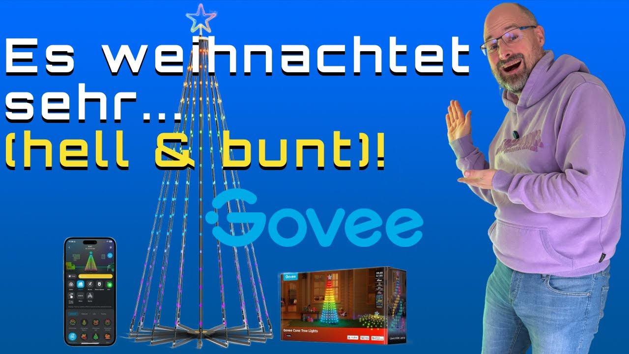 GOVEE Christmas Cone Tree Lights - Perfekt für Leute, die keinen echten Christbaum schleppen wollen