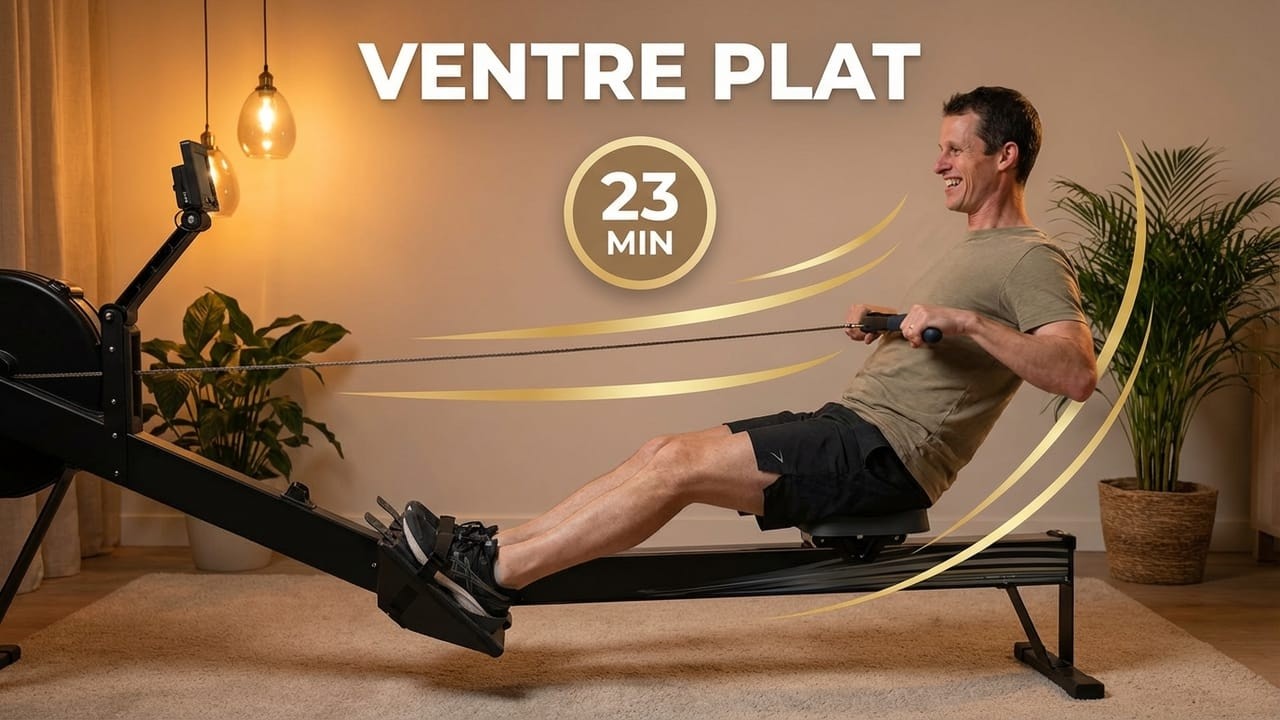 Perdre le gras du ventre en 23 minutes sur rameur