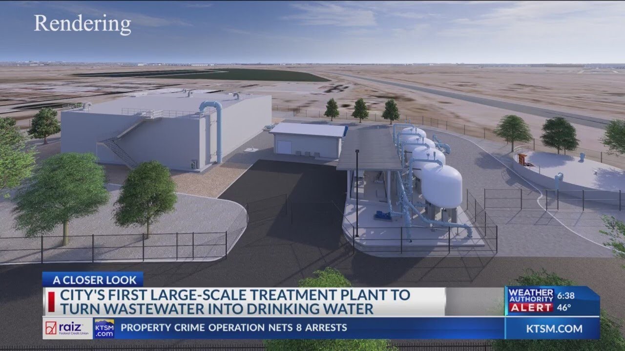 Treatment plant to turn wastewater into drinking water - YouTube