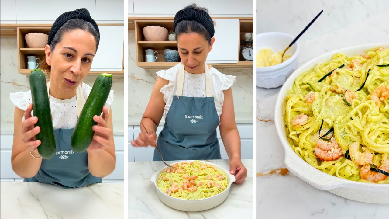 ¿Tienes calabacines 🥒🥒? Prueba esta receta de Pasta que está INCREÍBLE 😋😋